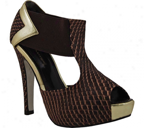 Bruno Menegatti 1291839 (women's) - Coffee/gold