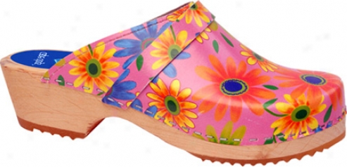 Cape Clogs Flower Power - Pink/multi