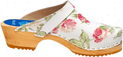 Cape Clogs Peony - White/multi