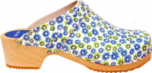 Cape Clogs Twin Flower - Blue/green