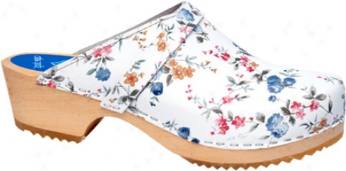 Cape Clogs Wild Flower - White/multi