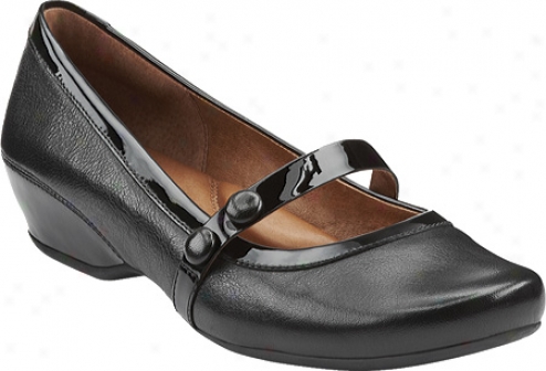 Clarks Concert Hal (women's) - Black Leather