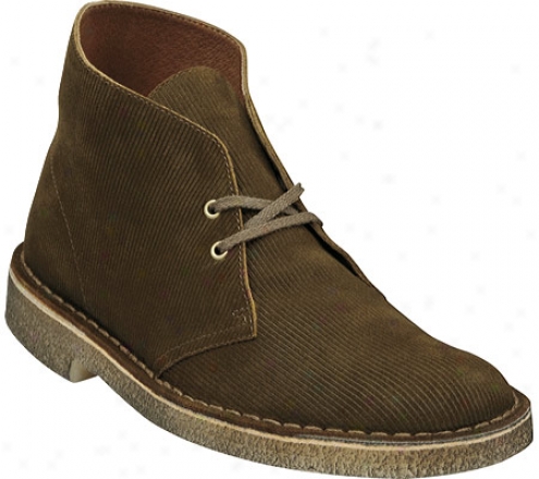 Clarks Desert Boot (women's) - Brown Corduroy