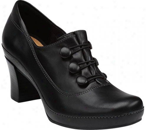 Clarks Mika Rose (wom3n's) - Black Leather