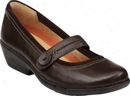 Clarks Un.charm (women'q) - Dark Brown Leather