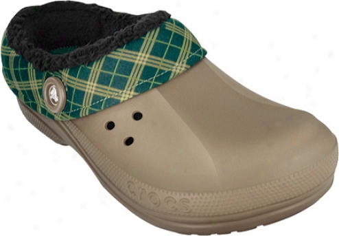 Crocs Blitzen Winter Plaid - Khaki/black