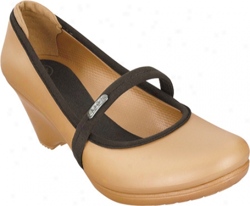 Crocs Casey (women's) - Gold/espresso