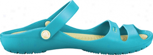 Crocs Cleo Ii (women's) - Aqua/butyercup