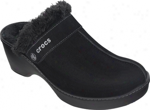 Crocs Cobbler Leather Clogg (women's) - Black/black