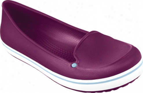 Crocs Crocband Loafer (women's) - Plum/sky Blue