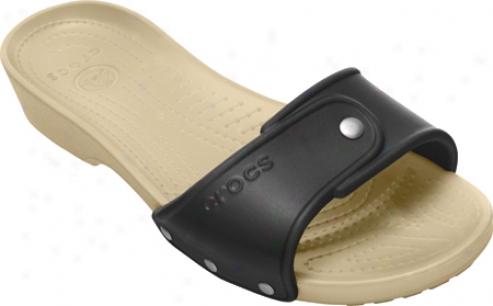 Crocs Crocs Cobbler Slide (women's) - Black/chai