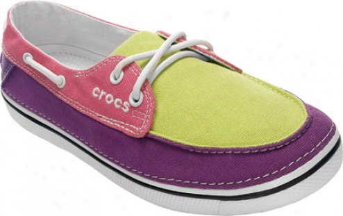 Crocs Hover Boat Shoe (women's) - Citrus/hot Pink