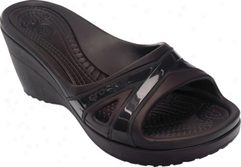 Crocs Jenee (women's) - Espresso/espresso