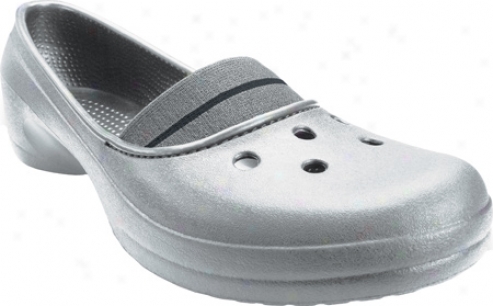 Crocs Juneau (women's) - Silver/charcoal