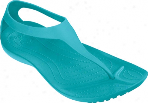 Crocs Ssxi Flip (women's) - Aqua/aqua