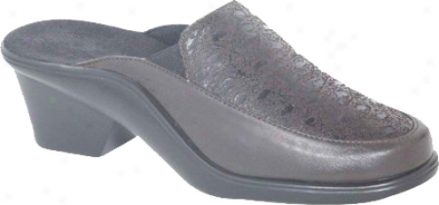 Curvetures Marlene 618 (women's) - Espresso Ostrich Print