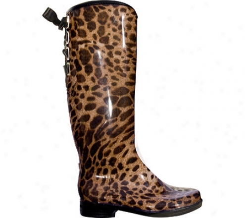 Dav Victoria Leopard (women's) - Black Pvc