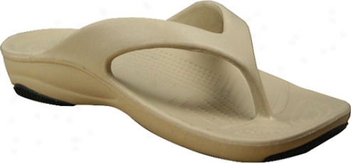 Dawgs Flip Flop (women's) - Tan/black