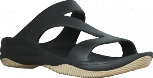 Dawgs Z Sandal/rubber Sole (women's) - Black/tan