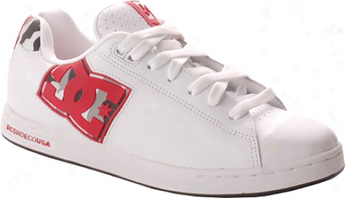 Dc Shoes Rob Dyrdek (women's) - White/black/athletic Red