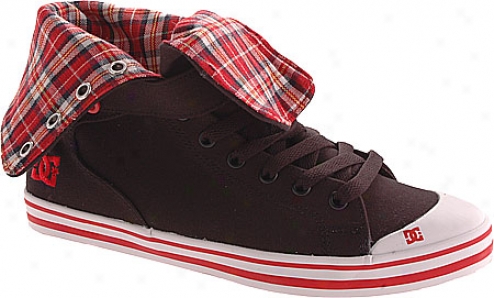 Dc Shoes Venice Hi (women's) - Black/red/plaid