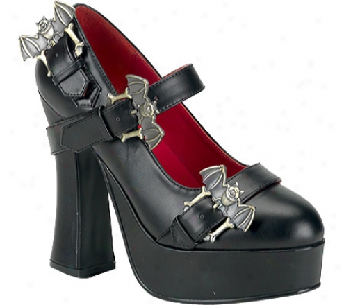 Demonia Demon 15 (women's) - Black Pu