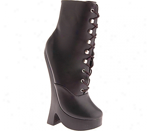 Devioys Femme-1020 (women's) - Black Leather