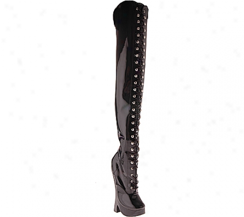 Devious Femme-3020 (women's) - Black Patent