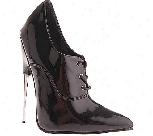 Devious Scream-18 (women's) - Black Patent