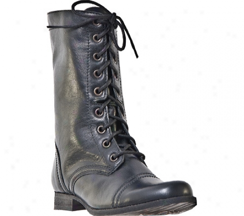 Dingo Awol Di 365 (women's) - Black Buffalo Leather