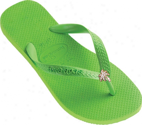 Dini's Los Angeles Crystal Palm Trees (women's) - Spring Green