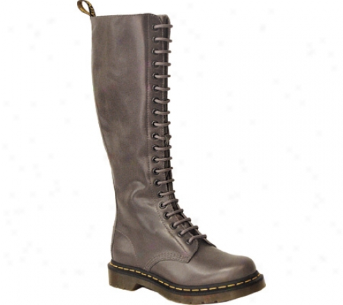 Dr. Martens 1b60 20 Eye Zip Boot (women's) - Grey Buttero