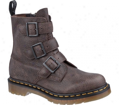 Dr. Msrtens Blake 3 Strop Buckle Boot (women's) - Grey Savannah