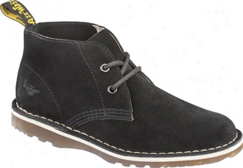 Dr. Martens Blythe 2 Eye Low Boot (women's) - Black Hi Suede Wp