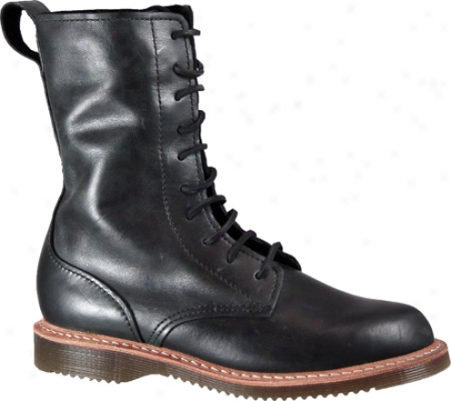 Dr. Martens Carlita 10-tie Boot (women's) - Black Darkened Mirage