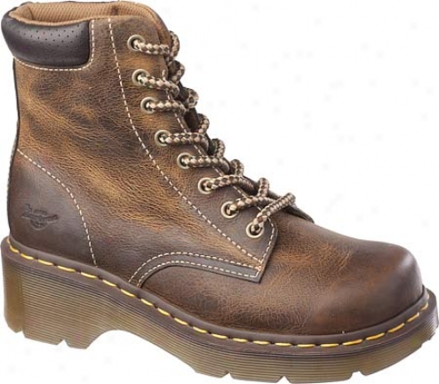 Dr. Martens Jessic 8 Eye Boot (women's) - Tan Greenland