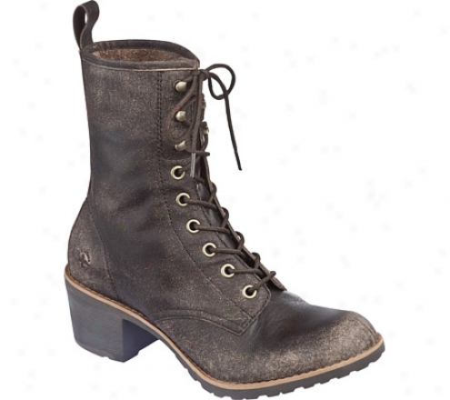 Dr. Martens Lucis 9 Tie Boot (women's) - Dark Brown Sanded Pillow