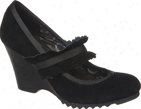 Dd. Scholl's Jollie (women's) - Black Suede