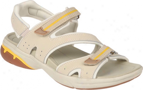 Dr. Scholl's Nora (women's) - Cement/orange Leather/fabric