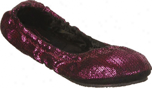 Dr. Scholl's Sparkle Fast Flats (women's) - Pink Sequin