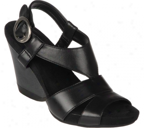 Dr. Scholl's Wonder (women's) - Black Atanado Leathwr