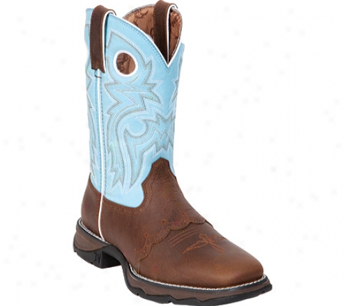 "durango Boot Rd3471 10"" Flirt (women's) - Brown/light Blue"