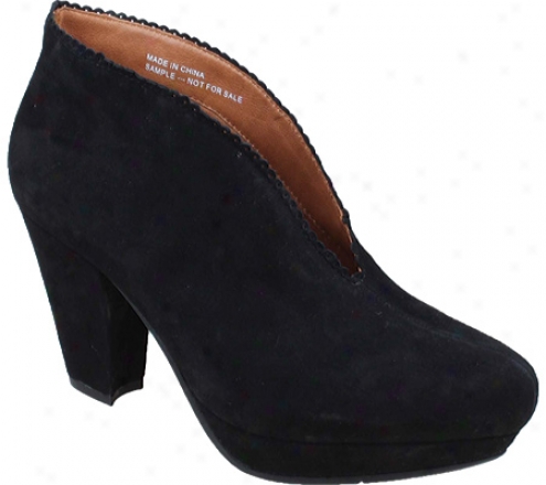 Earthies Halley (women's) - Black Suede