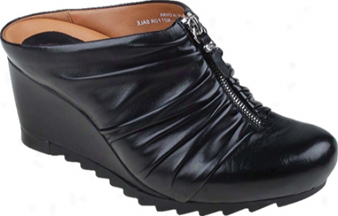 Earthies Jvelle (women's) - Black Leather