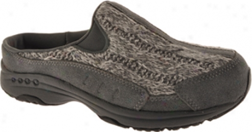 Easy Spirit Travelknit (women's) - Dark Grey/dark Grey Suede