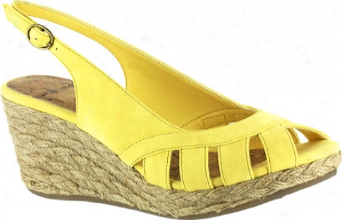 Easy Street Fiesto (women's) - Yellow Nubuck