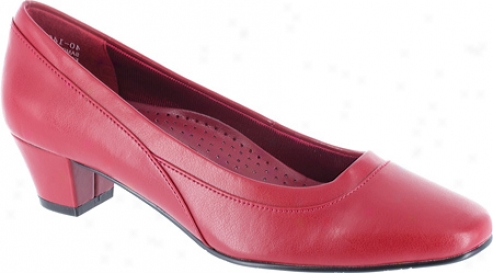 Easy Street Justify (womens) - Red Smooth Leather