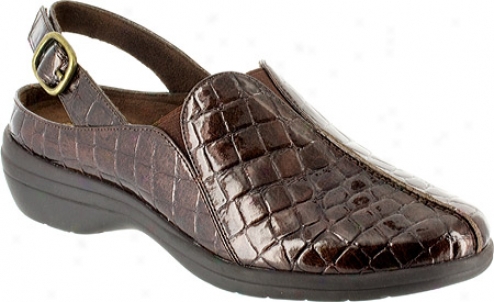 Easy Street Technique (women's) - Brown Patent Croco/gore