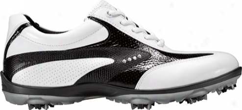 Ecco Casual Cool 120013 (women's) - White/black/black Leather