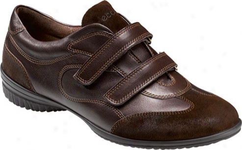 Ecco Cloud Ii 2 Strap (women's) - Coffee/coffee Cayman L3ather/venus Leather/suede